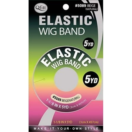 Qfitt - Elastic Wig Band 5YD BEIGE/NATURAL