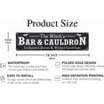 thumbnail image 2 of The Witch's Bar and Cauldron Tin Sign Vintage Halloween Metal Signs Gothic Halloween Witch Decorations for Cafe Bar Kitchen 4x16 Inch, 2 of 7