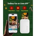 thumbnail image 2 of Liene 2x3&rdquo; Photo Printer, Mini Picture Printer w/ 10 Zink Adhesive Paper, Bluetooth 5.0, Compatible w/iOS & Android, Portable Color Mono Instan, 2 of 8