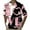 Z38-Pink, variant on Men's Hawaiian Shirt Valentines Day Heart Short Sleeve Beach Button Down Causal Top Print Tropical Hawaii Shirts
