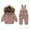 Pinks, variant on 2 Piece Toddler Baby Snow Suit - Unisex Kids Boys Girls Two Piece Snowsuit - Winter Warm Hooded Puffer Down Jackets Coat with Ski Bib Pants Overall Outfits Sets