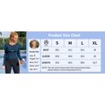 thumbnail image 4 of Womens Seamless Workout Shirts Long Sleeved Crew Neck Sports Tops Side Ruched Shirts, 4 of 6