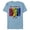 Ocean Blue, variant on Marvel Avengers Christmas Family Trip Merry & Bright Sister - Short Sleeve Blended T-Shirt for Adults - Customized-Yellow