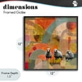 thumbnail image 4 of Stupell Industries Bohemian Counting In My Sheep Black Framed Giclee Art, 12 x 12, by Dianna Fritzler, 4 of 8