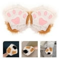 thumbnail image 3 of GOOHOCHY 1 par de guantes de pata de gato, guantes de pata de cosplay, accesorios, guantes de pata de animal, mitones de pata de gato de peluche, decoraciones, 3 of 7