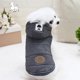 thumbnail image 4 of Chaqueta de invierno para perros, abrigo de invierno para perros a prueba de viento, chaleco cálido para perros, ropa para mascotas para clima frío con capucha (gris), 4 of 6