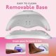 thumbnail image 5 of Luz UV para uñas, lámpara de uñas con luz UV con configuración de temporizador, lámpara de luz UV fácil de usar para uñas, luz LED inteligente para uñas UV, 5 of 5