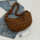 thumbnail image 3 of Bolso Hobo de plumón para mujer, bolso de compras con cremallera, bolso tipo bandolera con burbujas de gran capacidad, 3 of 8