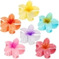 thumbnail image 1 of Pinzas para el cabello con flores hawaianas, pinzas para el cabello con flores grandes para cabello fino/grueso, pinzas para el cabello con flores de muy buen gusto, accesorios para el cabello hawaian, 1 of 5