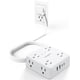 thumbnail image 1 of Multicontacto USB C Enchufe Plano, Electrica Regleta de enchufes 1.5 M con 8 Salidas CA y 4 Puertos USB (2 USB C), protección de 1700 Julios para el hogar, Elementos Esenciales de la Oficina, 1 of 5