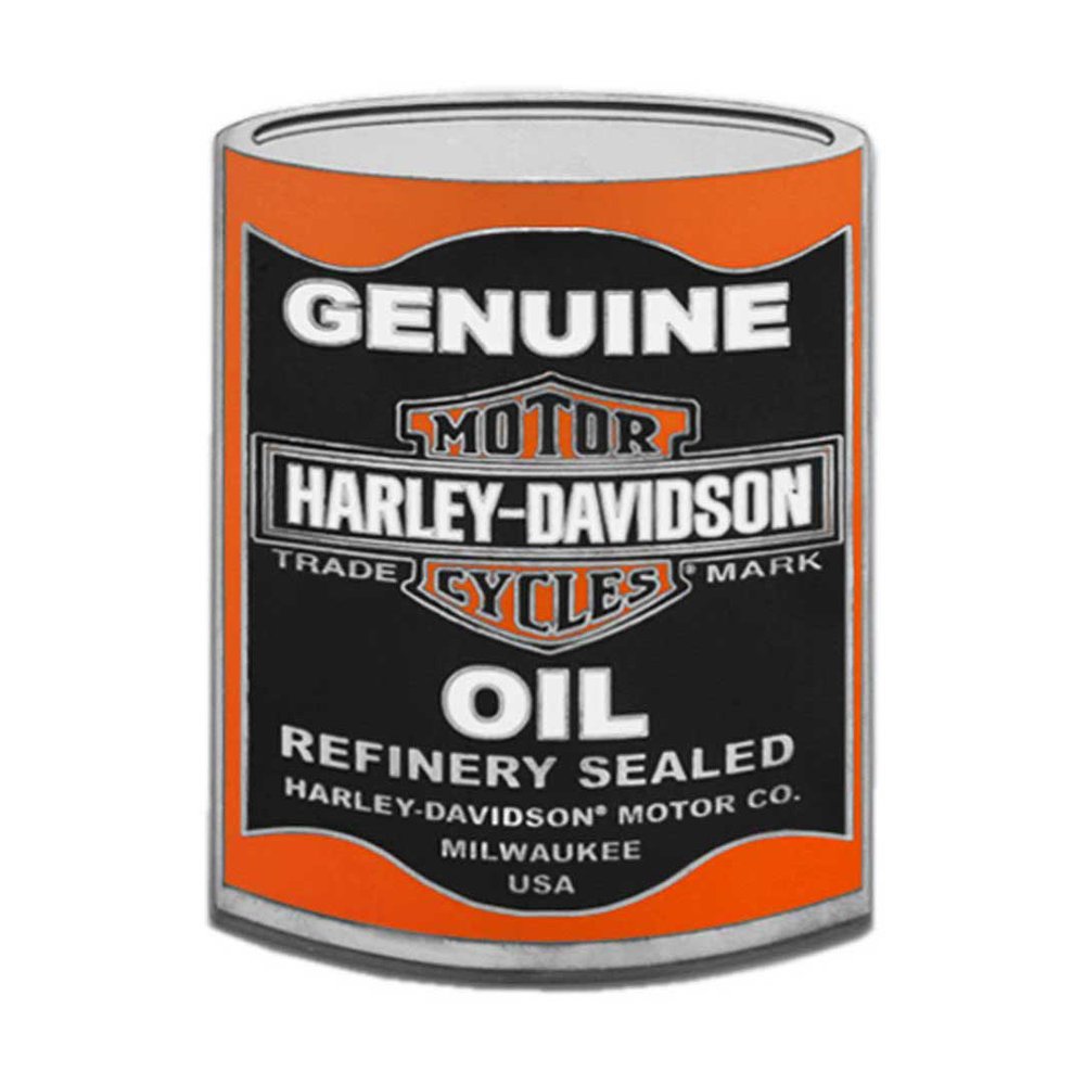 HarleyDavidson Stock Oil Can HeavyDuty Metal 3 in. Black