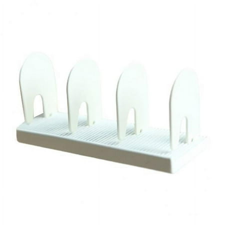 Almencla 4xDollhouse Desktop Bookshelf Miniature 1:12 1:8 1:6 for Girls Boys Children White