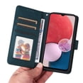 thumbnail image 4 of for Samsung Galaxy A13 4G Phone Case Wallet & Cash Slot,Flip Kickstand Cover [2 in 1 Detachable Credit Card Holders] Premium PU Leather Purse Wrist Strap Case for Samsung Galaxy A13 4G,Blue, 4 of 10