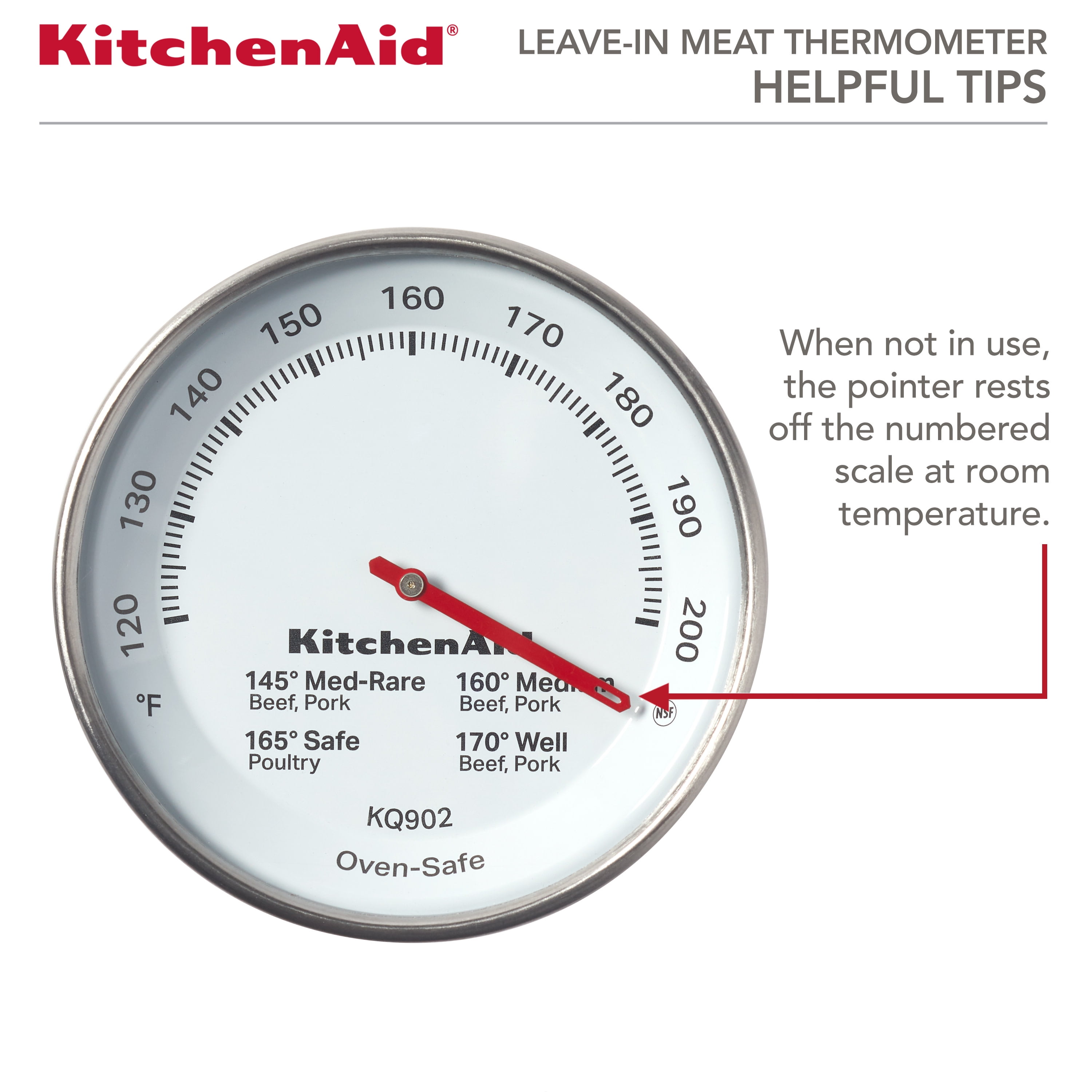 🌼 KitchenAid Digital Instant Read Thermometer with Case🆕️