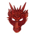 thumbnail image 1 of Cubierta de La Cabeza Del Dragón Malvado Espeluznante para Adultos Perfecl Rojo 30 × 21 cm, 1 of 6