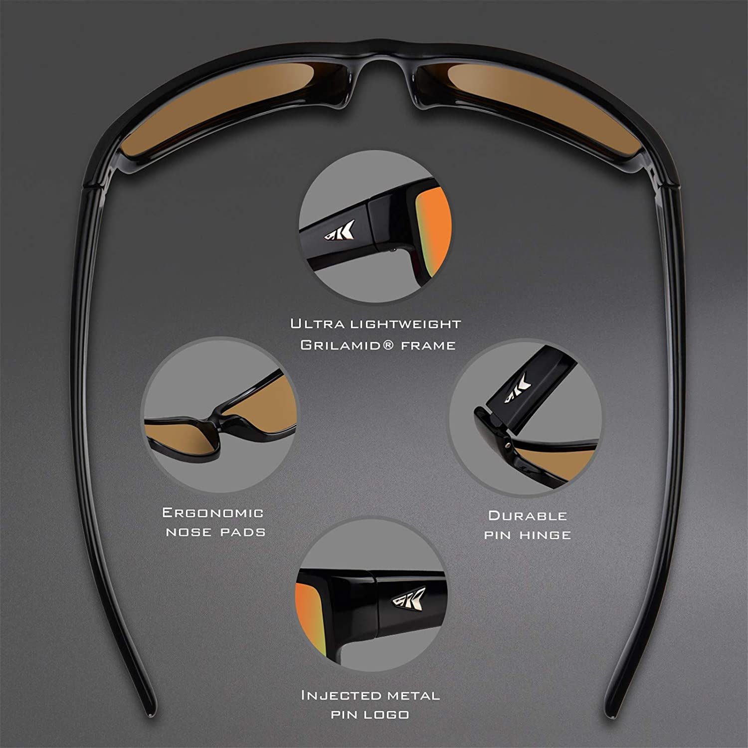 KastKing Skidaway Polarized Sport Sunglasses, UV Protection