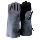 thumbnail image 2 of Un par de guantes de piel de vaca aislantes premium resistentes al calor para barbacoa, horno, parrilla, cocina, horneado, ahumado, chimenea y soldadura eléctrica., 2 of 5