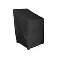 thumbnail image 1 of Funda para silla de jardín/patio, fundas apilables para sillas, duraderas, repelentes al agua, tela Oxford, fundas para muebles de exterior para salón 120x66x73x84cm, 1 of 8