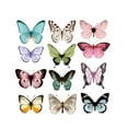 thumbnail image 2 of 2 Pegatinas De Pared Con Mariposas En 3D Para Hacer Tú Mismo, Para Decorar Tartas, Ventanas, Patios, Césped, Etc., 2 of 8