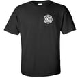 thumbnail image 2 of Fair Game Firefighter EMT T-Shirt Fire/EMT Graphic Tee-Black-L, 2 of 5