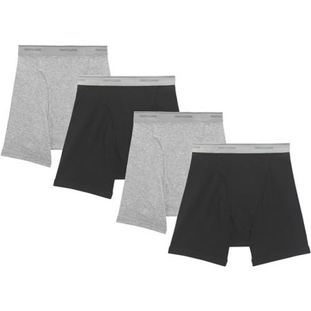 Fruit of the Loom - Big Men's 4-Pack Assorted Boxer Briefs