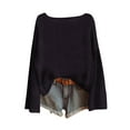thumbnail image 2 of HAiming Long Sleeve Sweatshirts for Kids Crew Neck Solid Color Casual Pullover Shirts Fall Winter Outdoors Sweater, 2 of 9