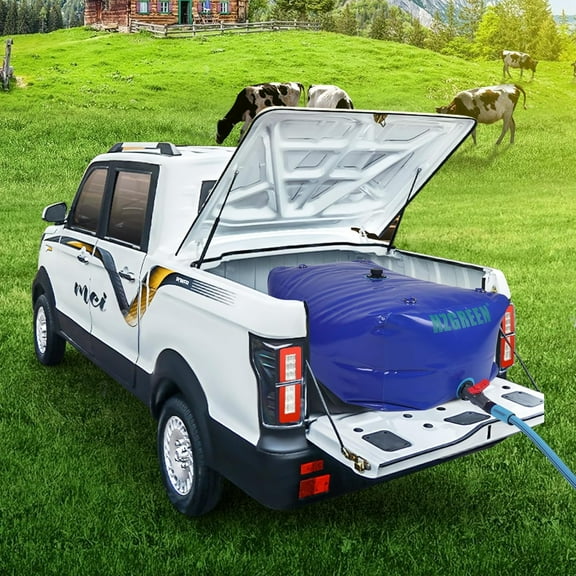 Foldable 400L/100G Water Storage Container with Hose Connection for Outdoor Use