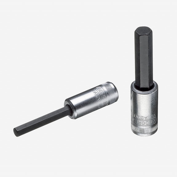 Gedore IN 20 L 8-60 Screwdriver bit socket 1/4" long, hex 8 mm