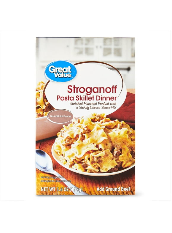 Great Value Stroganoff Pasta Skillet Dinner, 5.6 oz