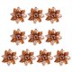 thumbnail image 1 of Advancent 10 piezas de flores artificiales de Navidad, flor de Pascua con purpurina, flor falsa reutilizable, manualidades DIY, fiesta de boda, Año Nuevo Kits de decoración para fiestas Bronce Advancent HA008610-08, 1 of 6