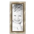 thumbnail image 2 of ArtToFrames 10" x 24" Antique Silver Picture Frame, 10x24 inch Silver Wood Poster Frame (WOM-4944), 2 of 7