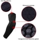 thumbnail image 2 of Coderas 1 par de coderas deportivas con puños Protector de brazo de baloncesto Protector de brazo de nido de abeja Negro L brillar Hogar, 2 of 6