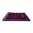 thumbnail image 2 of Ahgly Company Indoor Round Oriental Pink Modern Area Rugs, 3' Round, 2 of 4