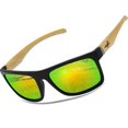 thumbnail image 1 of Gafas Polarizadas para Pesca INFI para Hombre UV400 (Negro/Verde), 1 of 8