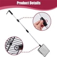 thumbnail image 4 of Extendable Metal Cat Litter Scoop, Long Handle Litter Sifting Shovel, 21"-39.5" No Bending Back Cat Scooper for Litter Box Heavy Duty Pet Poop Shovel Chicken Poop Scooper, 4 of 7