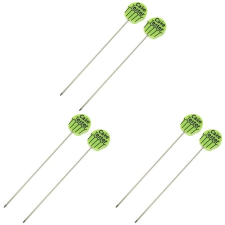 

BESTONZON 6 Pcs Stainless Steel Cake Tester Baking Cake Testers Reusable Cake Probes Bakery Tools