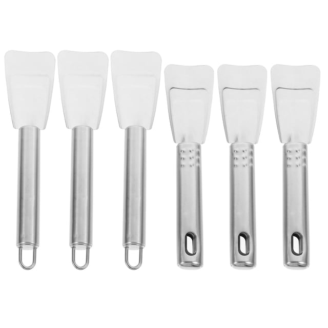 6 palas de acero inoxidable para descongelar refrigeradores, raspador de hielo para refrigeradores.