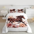 thumbnail image 2 of Castle Fairy 2-Piece Twin Size Comforter Set - Galloping Horse Western Print, 2 of 8