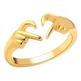 thumbnail image 4 of Golden Alloy Index Finger Ring for Decoration Durable Classic Look Bright Color One Size Fits All, 4 of 8