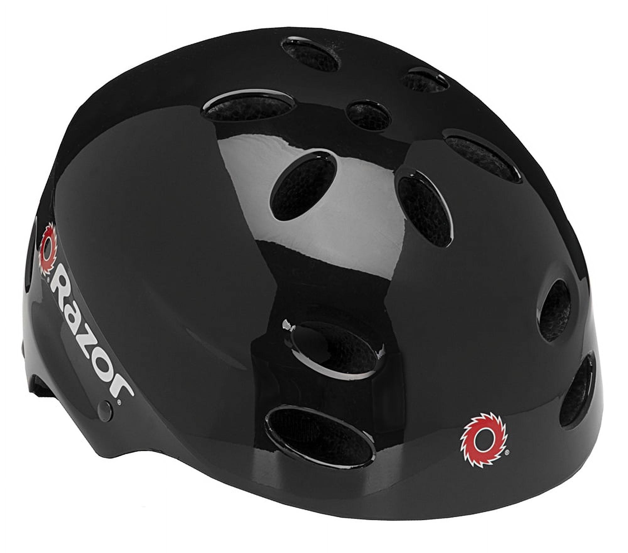 Razor V17 Multi-Sport Child's Helmet, Glossy Black - image 4 of 4