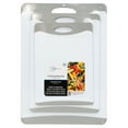 Mainstays White Poly Cutting Board Set with 3 Different Sizes
