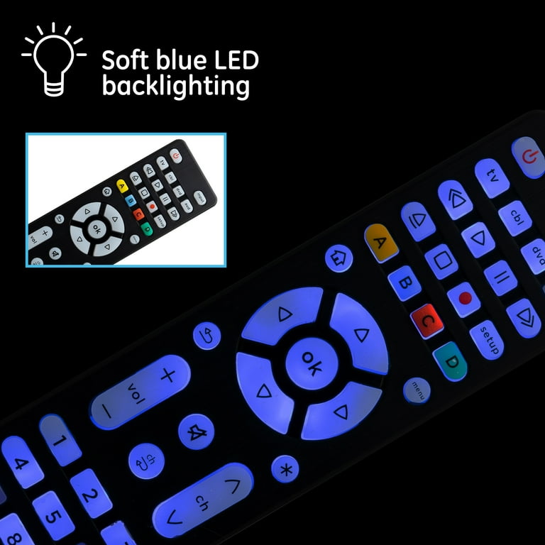 Backlit cheap universal remote