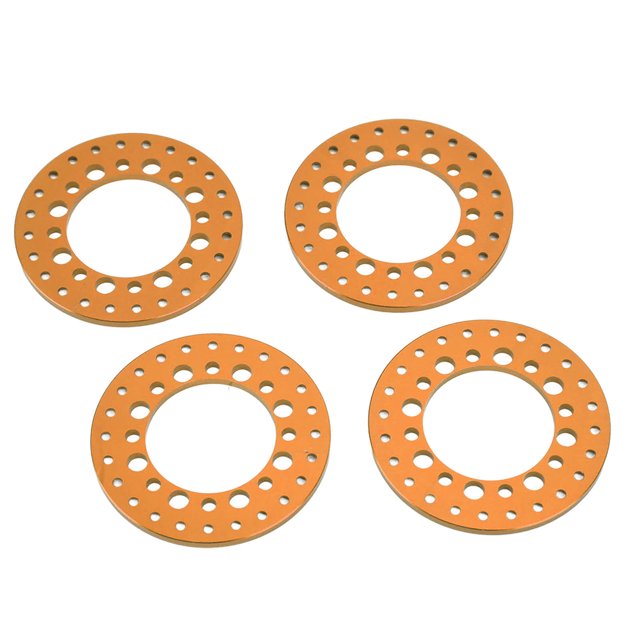 LAFGUR 1.9in Wheel Outer Rings Rims, 4Pcs 1.9in RC Wheel Outer Rings Rims For 1/10 RC