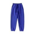 thumbnail image 2 of Elainilye Fashion Toddler Sweatpants Unisex Candy Color Activewear Casual Kids Sports Pants Jogging Bottoms, Sizes 4-12Y,Blue, 2 of 6