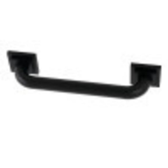 Kingston Brass DR614120 Claremont 12" Wall Mount Grab Bar, 1-1/4" Diameter, Matte Black