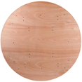 thumbnail image 2 of (5 PACK) 66" Round Wood Folding Banquet Table - Commercial Quality Banquet Table, 2 of 4