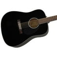 thumbnail image 7 of Fender CD-60S Dreadnought Acoustic Guitar, Black, 7 of 7