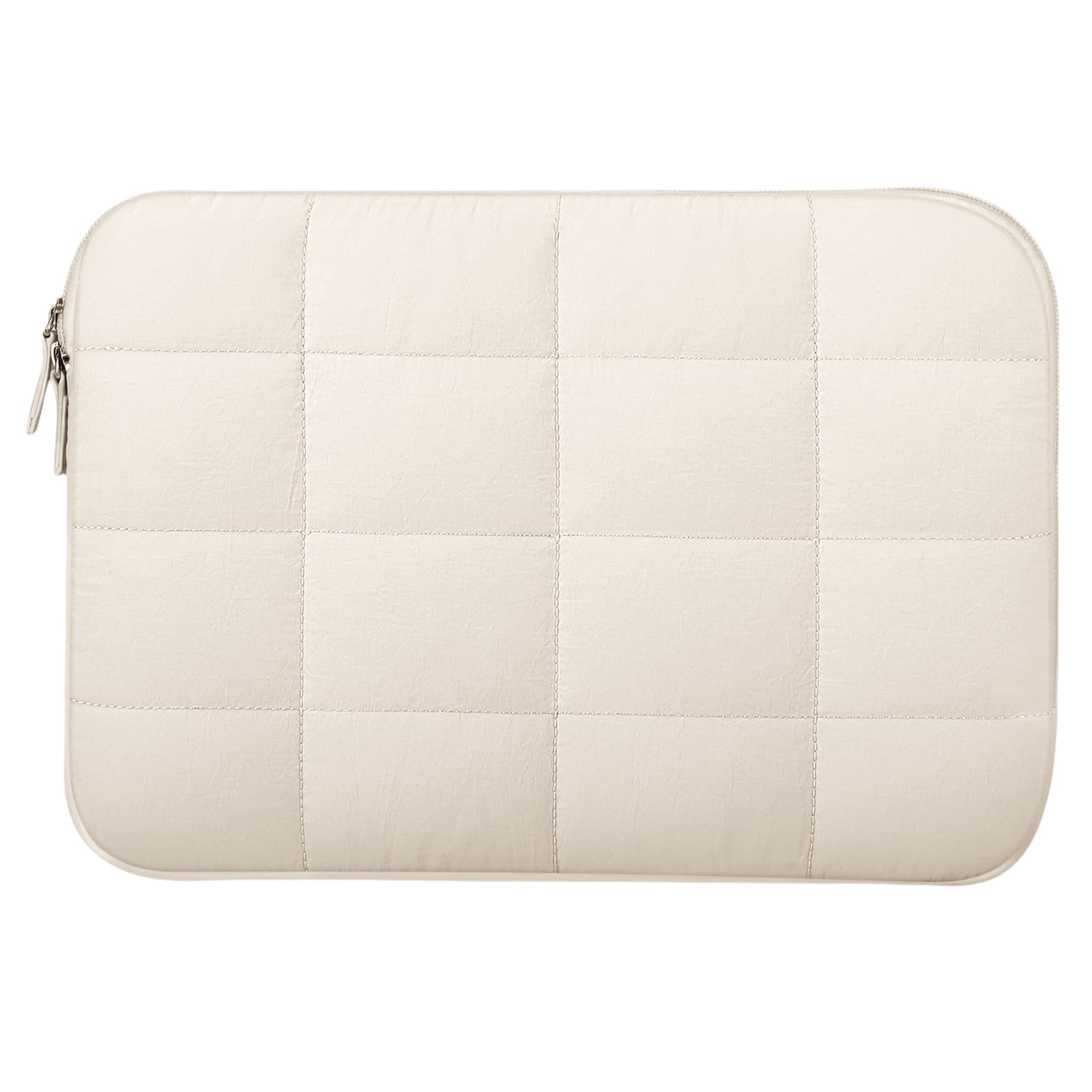 Fintie Puffy Laptop Sleeve for MacBook Neo 13 Inch (2026, Model A3404), Quilted Puffer Protective Carrying Case Compatible with MacBook Neo 13" A18 Pro Chip, Lightweight Sleeve Bag, Beige
