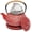 Red, variant on Japanese Cast Iron Teapot with Infuser - Red, 27 oz (800 ml), 3-Pc Teapot Set - Stovetop Kettle for Loose Leaf Brewing - Removable Stainless Steel Infuser & Trivet Included