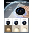 thumbnail image 5 of ELEGRP WiFi Smart Rotary Traic Dimmer with 1.8 inch TFT Display Screen, Single Pole, Needs Neutral Wire, 2.4GHz Wi-Fi, Compatible with Alexa and Google Home, No Hub Required, UL Listed, 1 Pack, White, 5 of 7